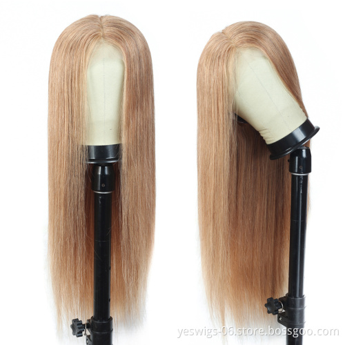 Lace Front Human Hair Wigs For Black Women Brazilian Virgin Remy Hair Cuticle Aligned Hair Wig Unprocessed Transparent Lace Wig